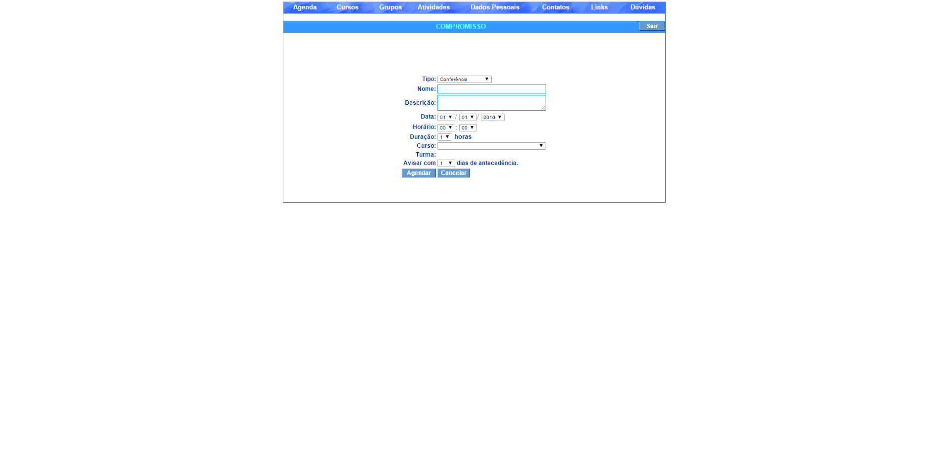 E-Learning Scheduler — screenshot 4