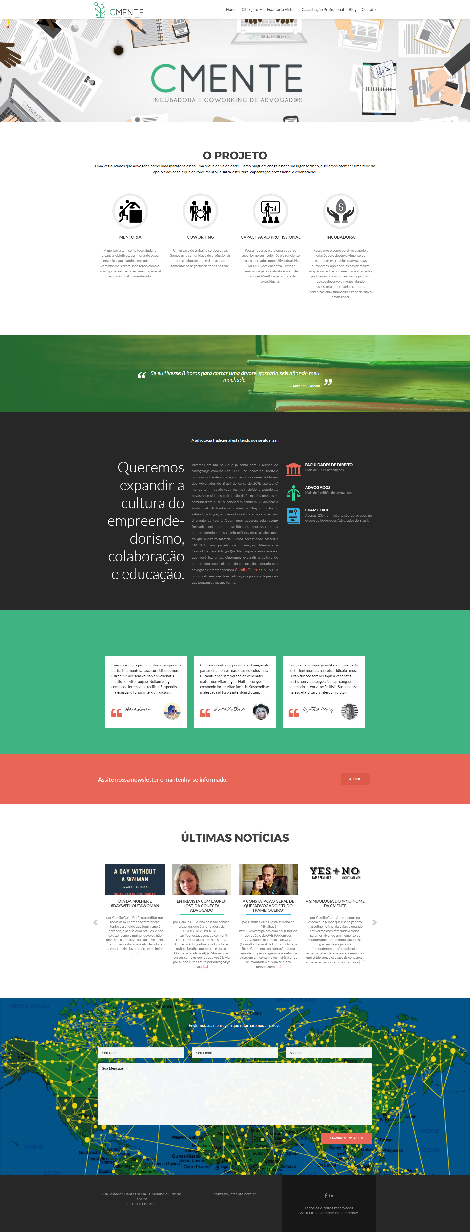 CMENTE — Incubadora & Coworking de Advogados screenshot