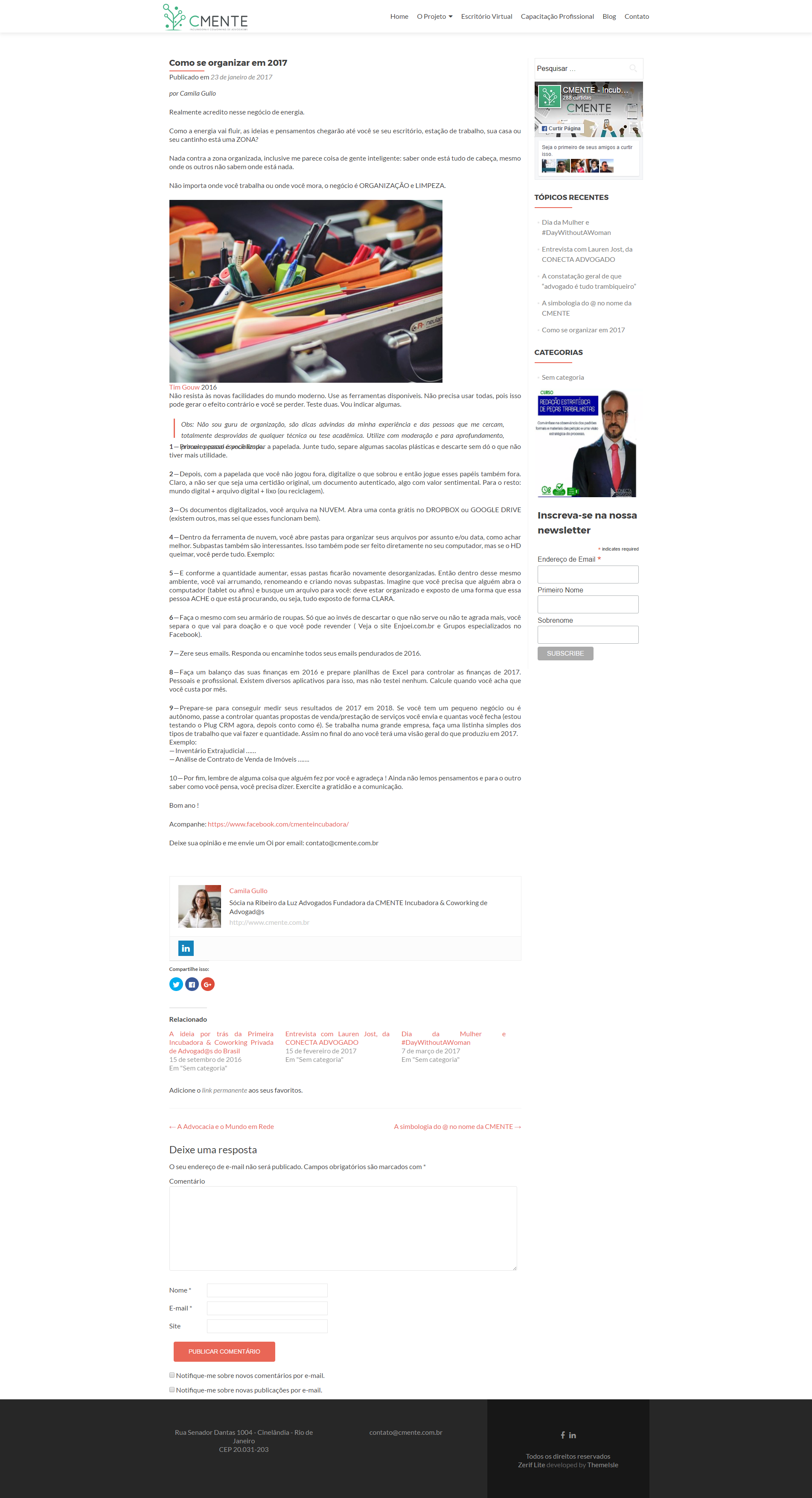 CMENTE — Incubadora & Coworking de Advogados — screenshot 3