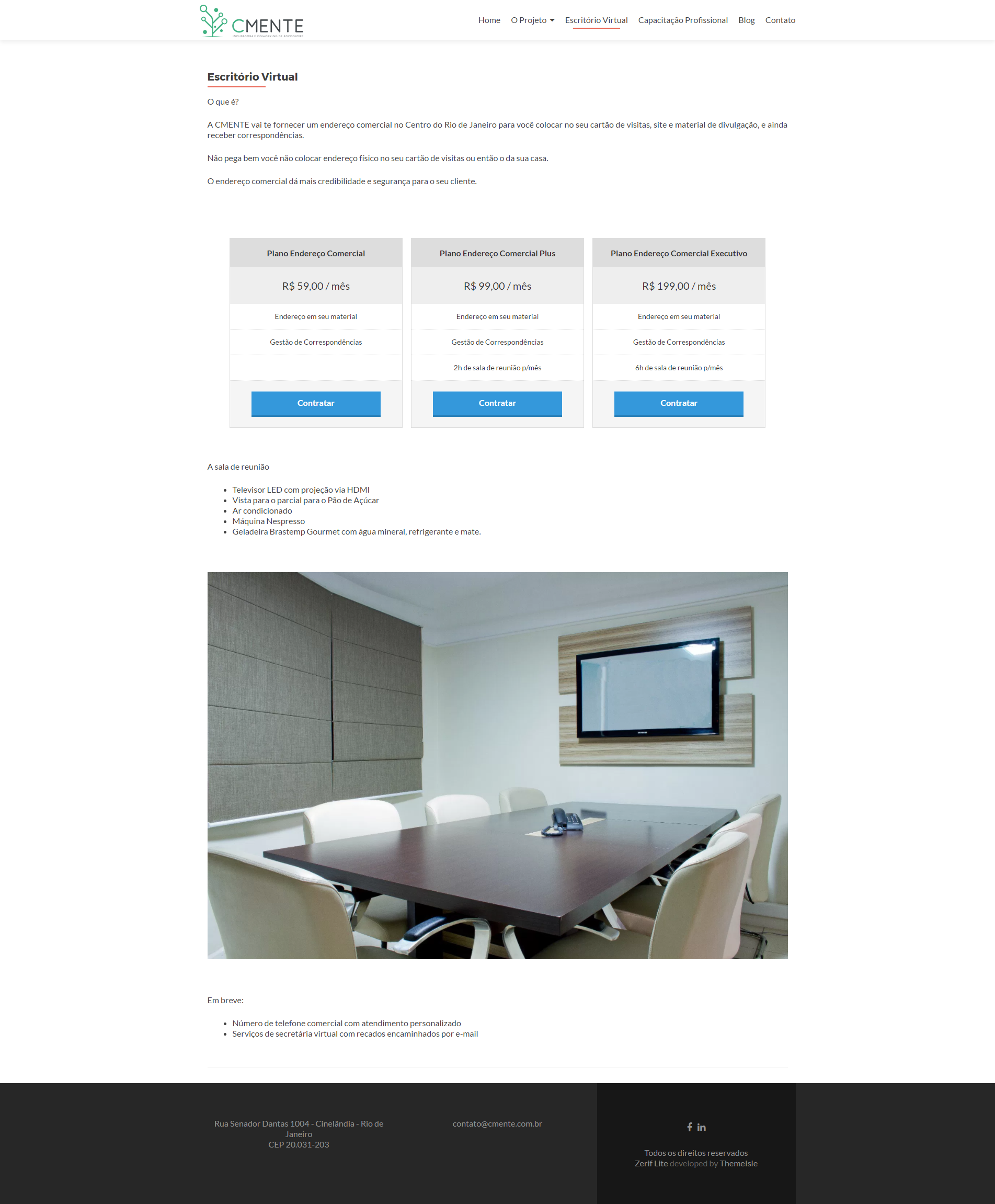 CMENTE — Incubadora & Coworking de Advogados — screenshot 4