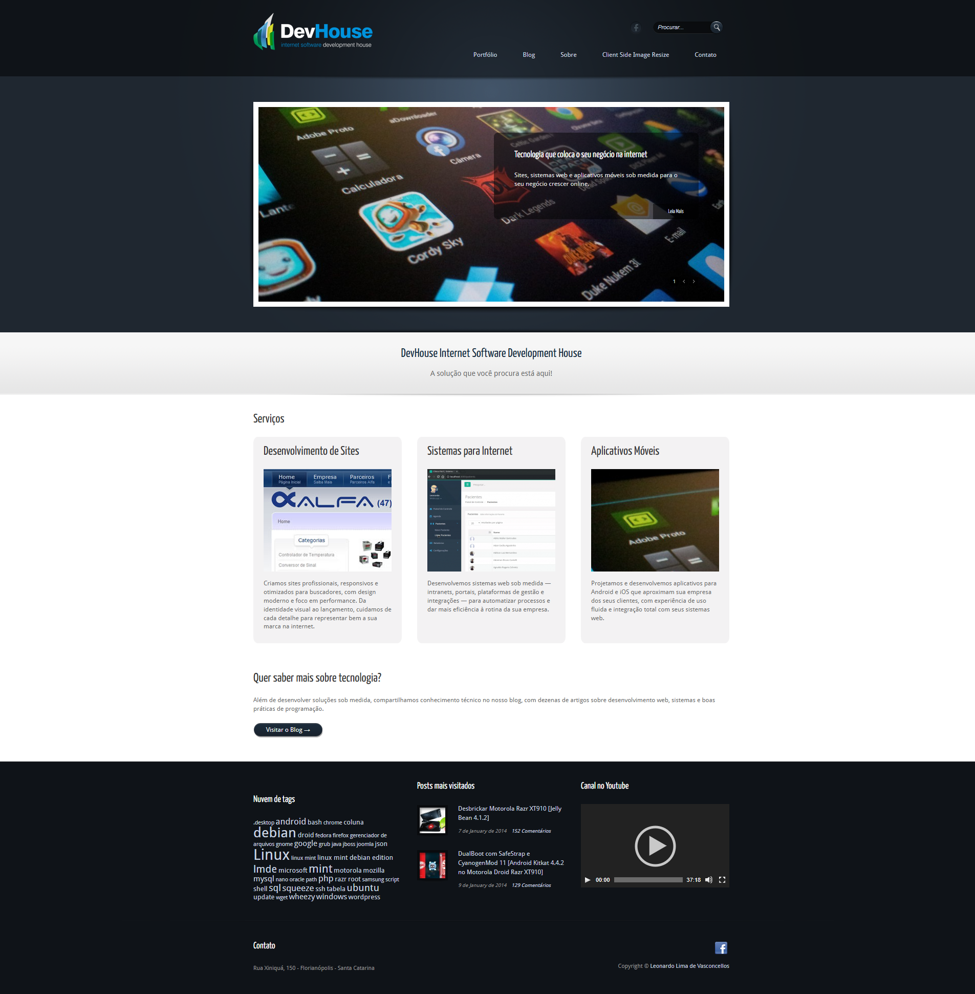 DevHouse — Internet Software Development House screenshot