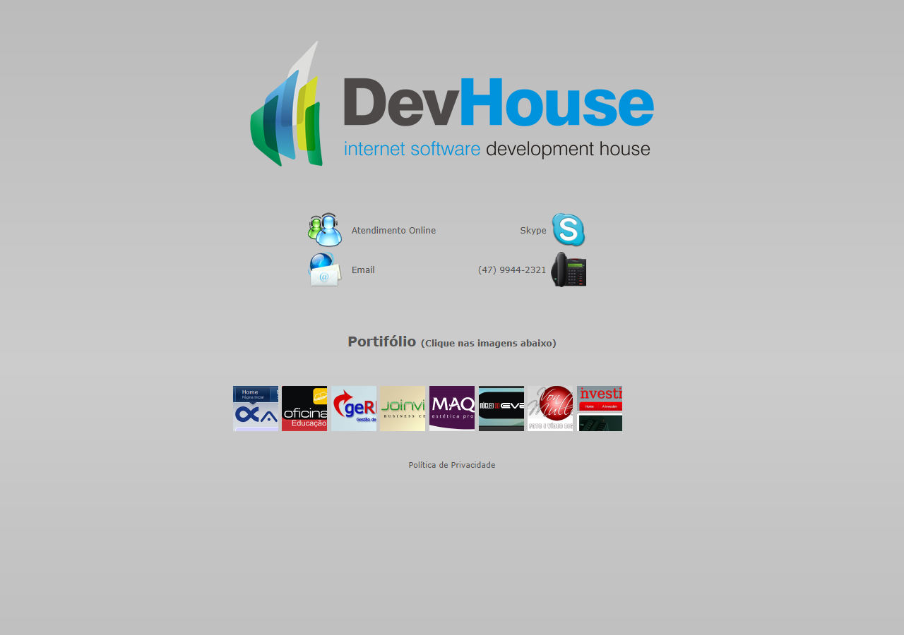 DevHouse — Internet Software Development House screenshot