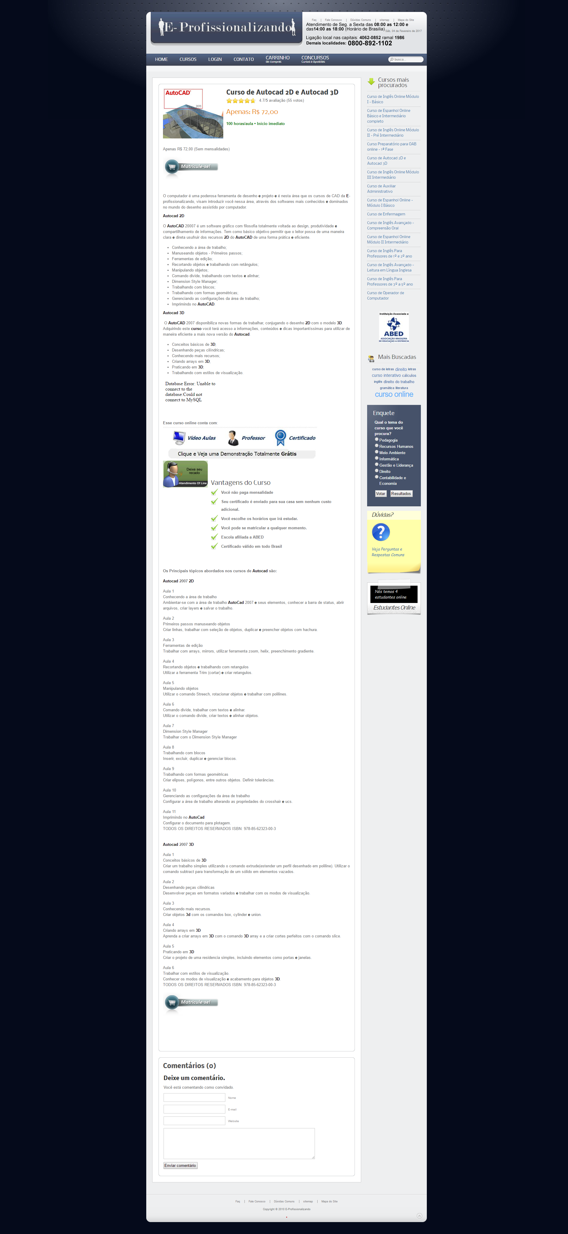 E-Profissionalizando — Cursos Profissionalizantes Online — screenshot 4