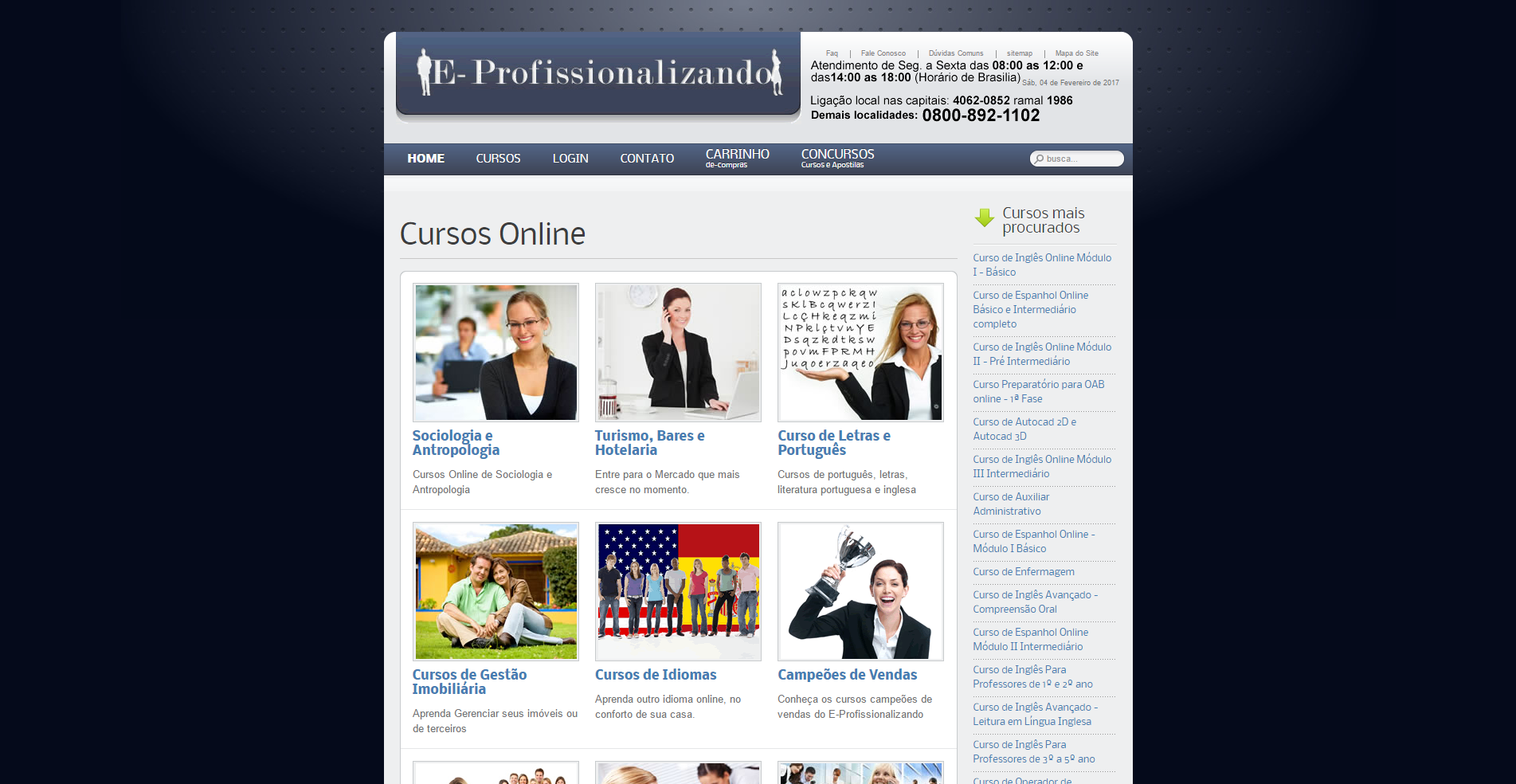 E-Profissionalizando — Cursos Profissionalizantes Online — screenshot 5