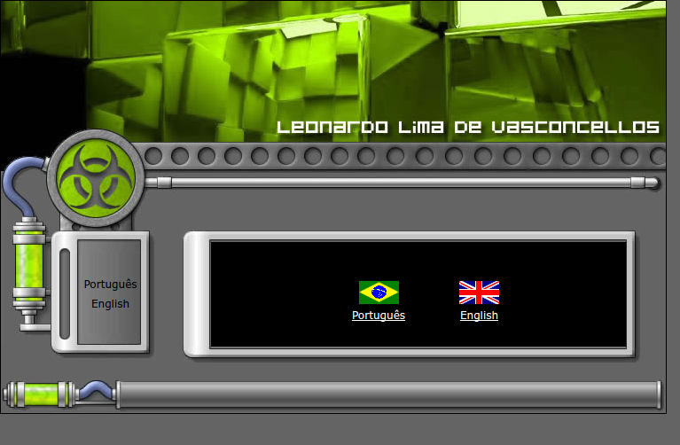 Leonardo Vasconcellos — First Website screenshot