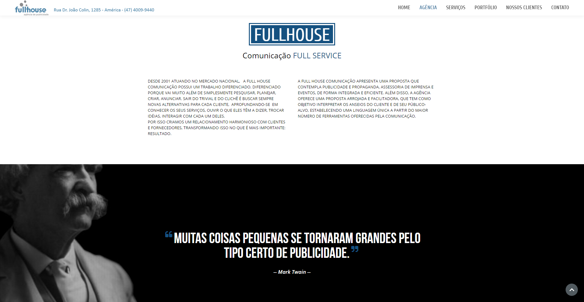 Full House Comunicação — screenshot 2