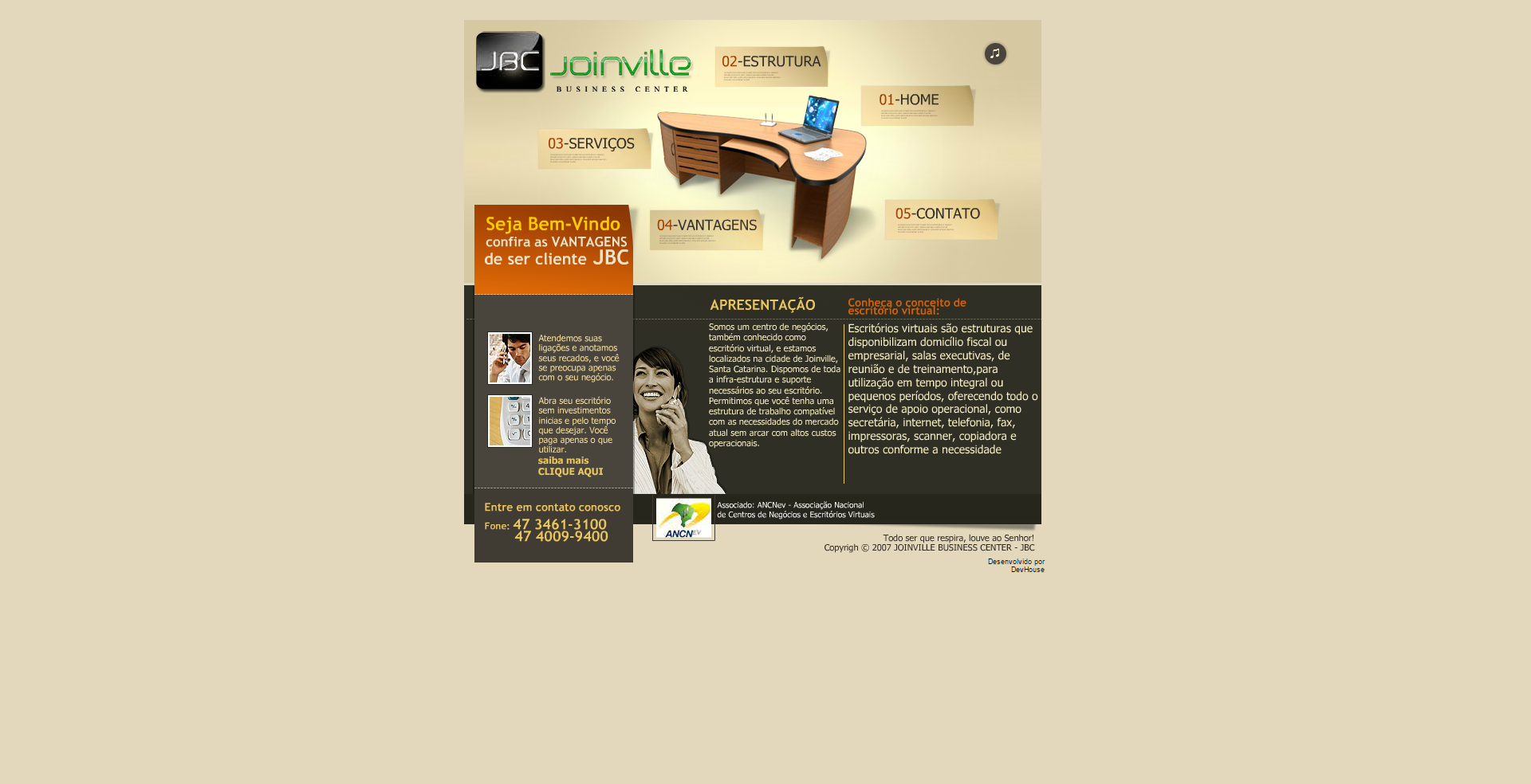 JBC — Joinville Business Center screenshot