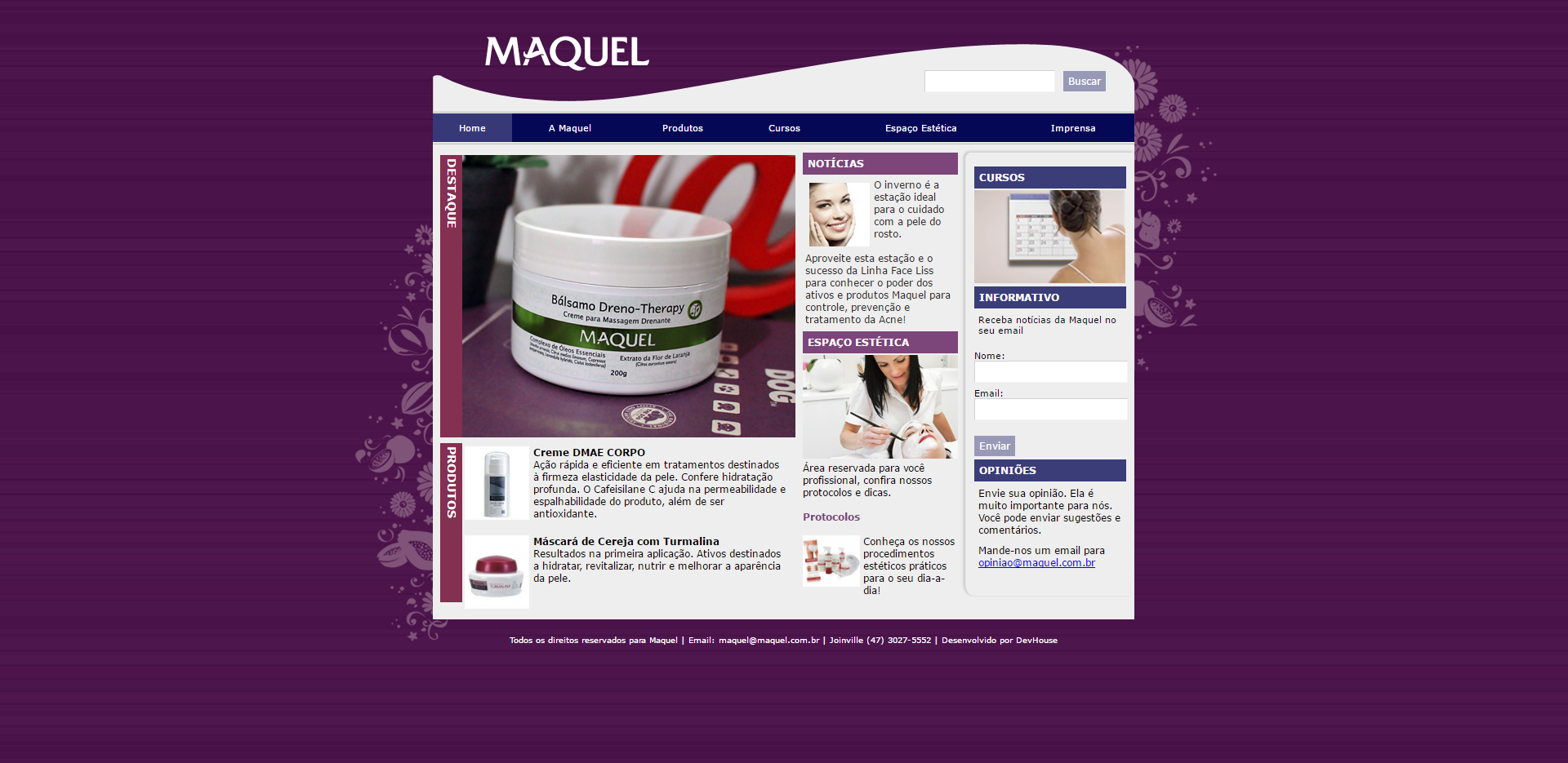 Maquel Cosméticos screenshot