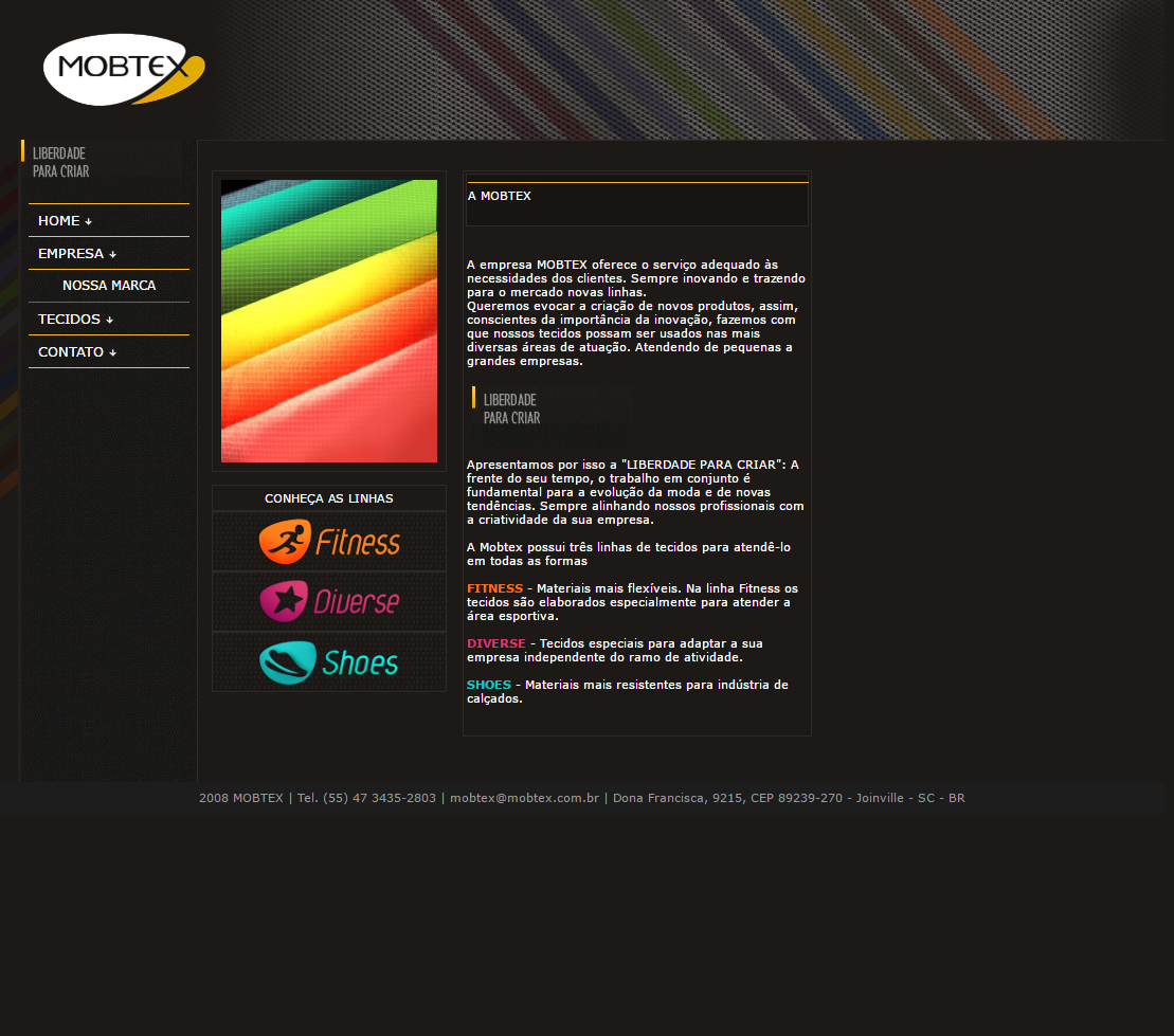 Mobtex Tecidos de Alto Desempenho — screenshot 4