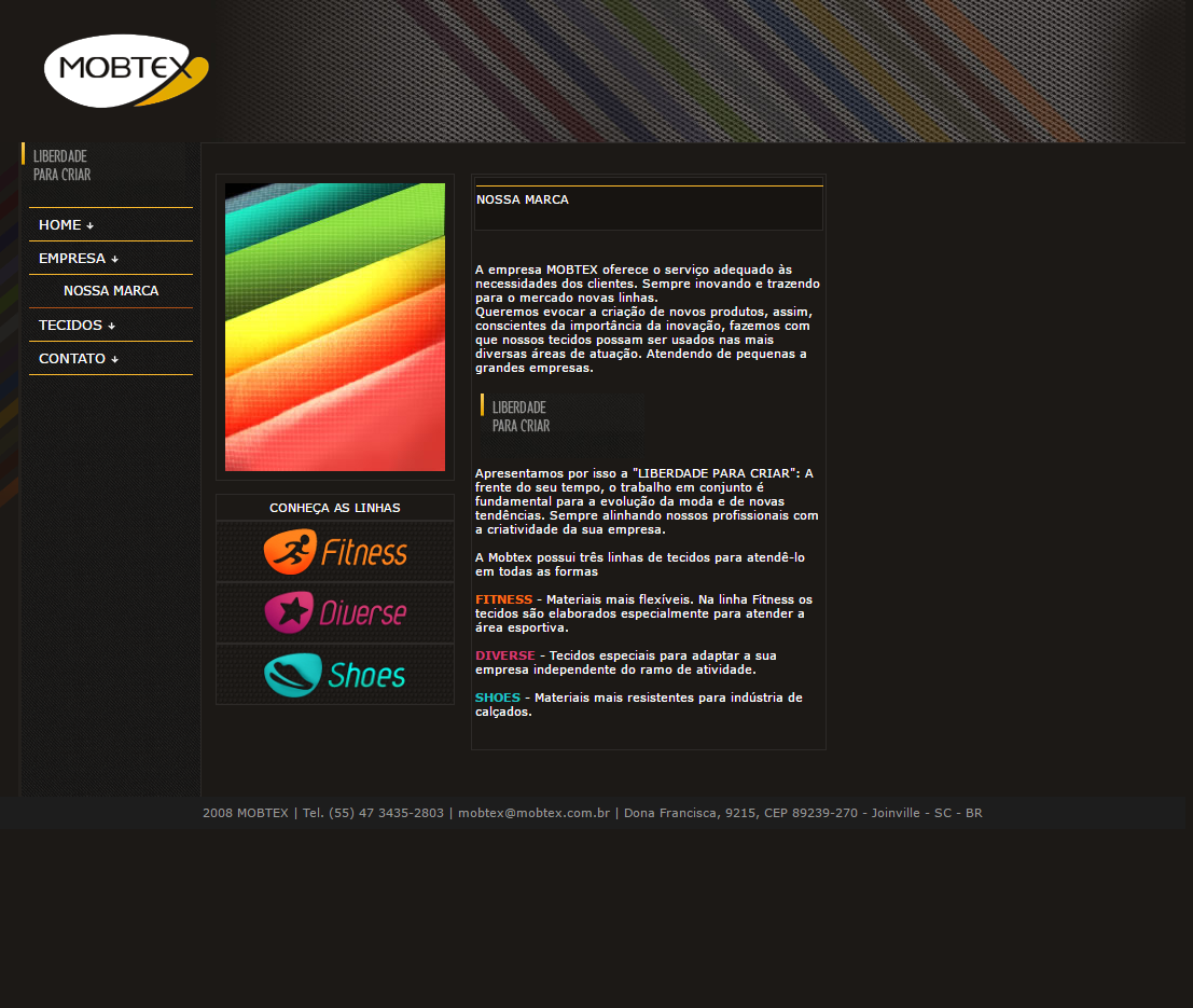 Mobtex Tecidos de Alto Desempenho — screenshot 6
