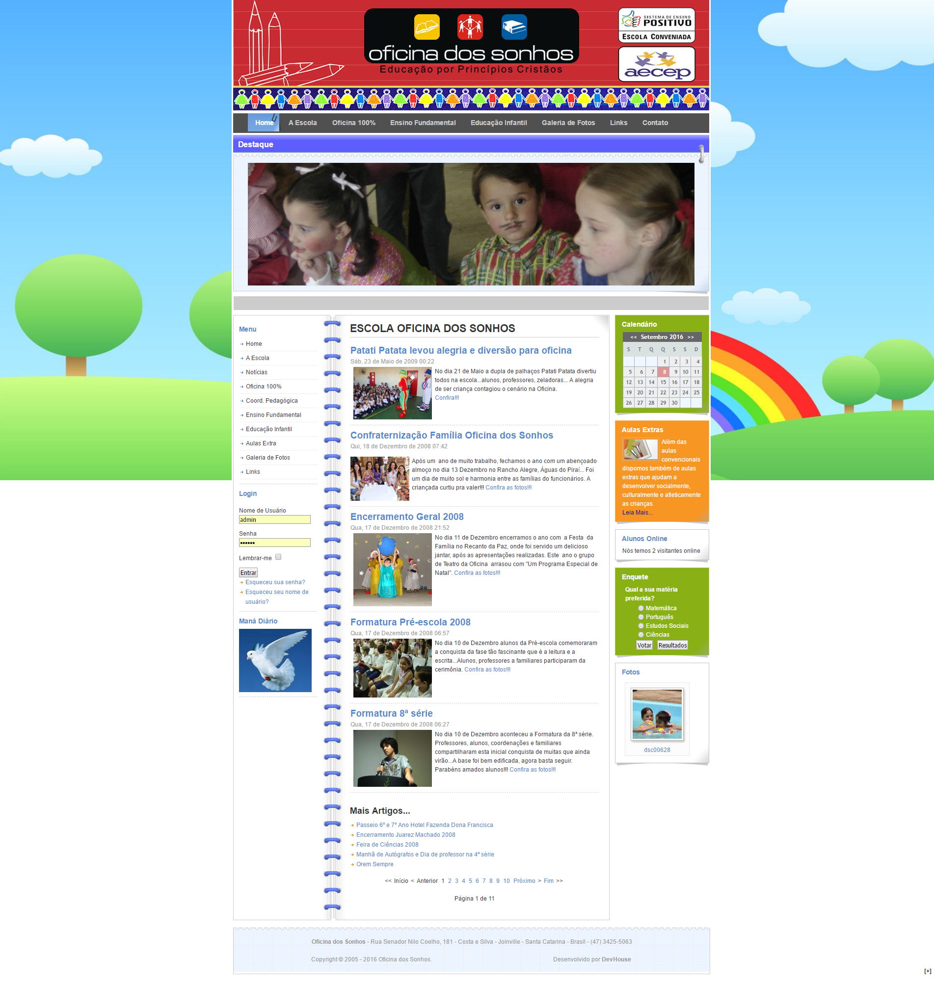 Escola Oficina dos Sonhos screenshot