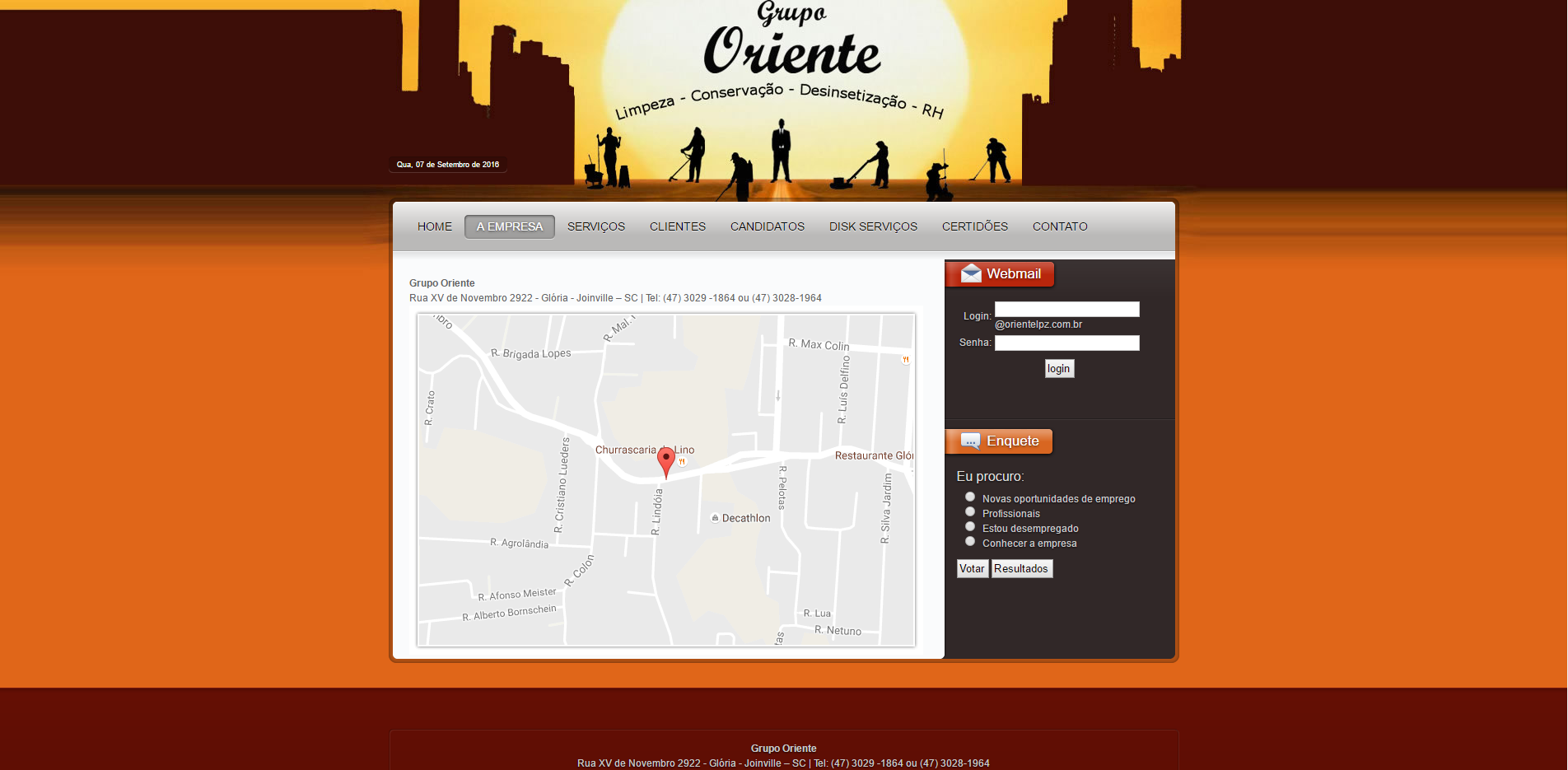 Oriente Limpeza, Conservação e Dedetização — screenshot 10