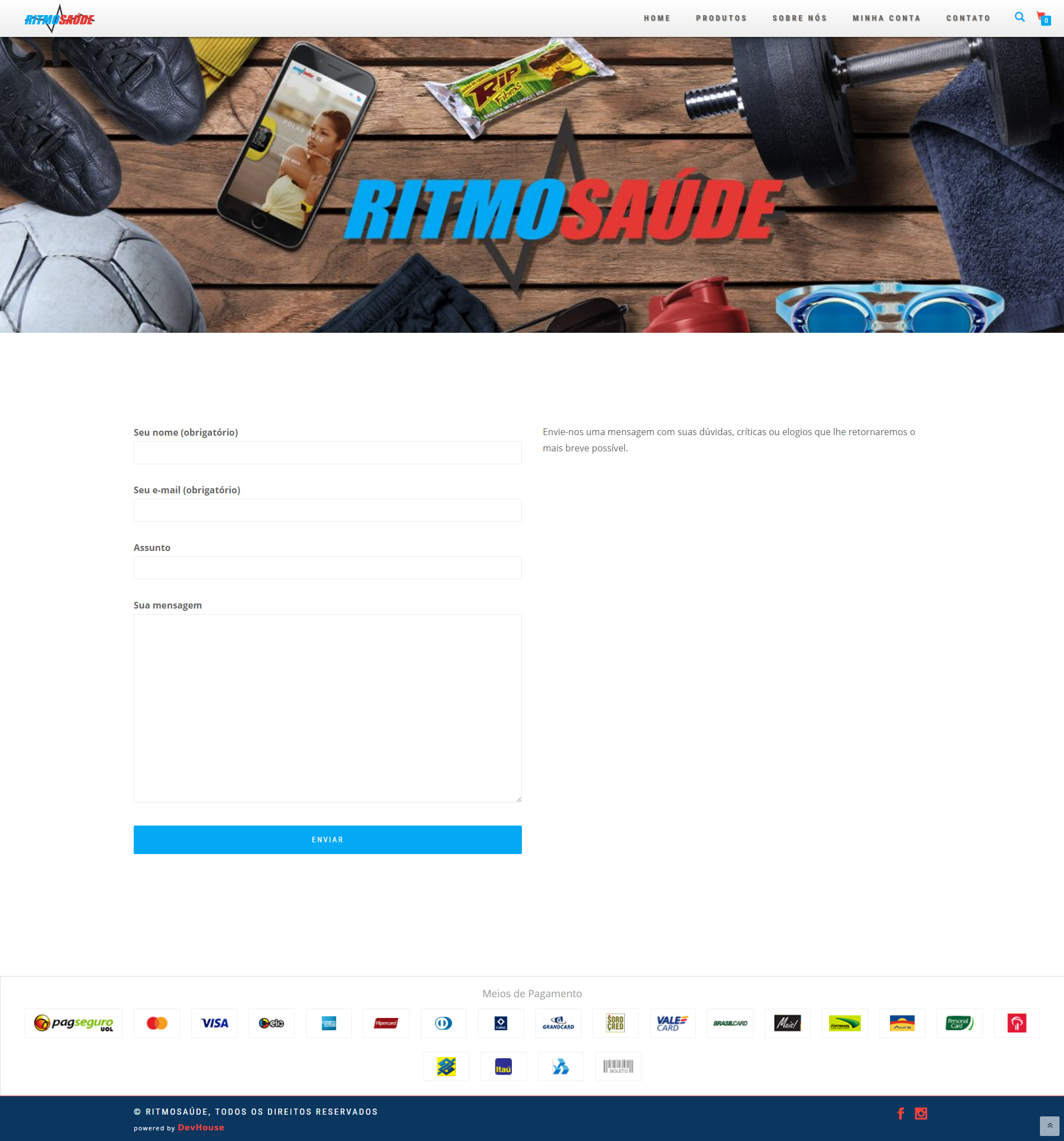 RitmoSaúde E-commerce — screenshot 2