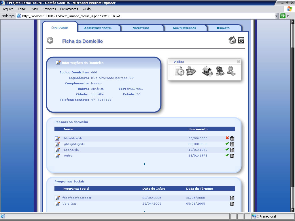 Projeto Social Futura — screenshot 3