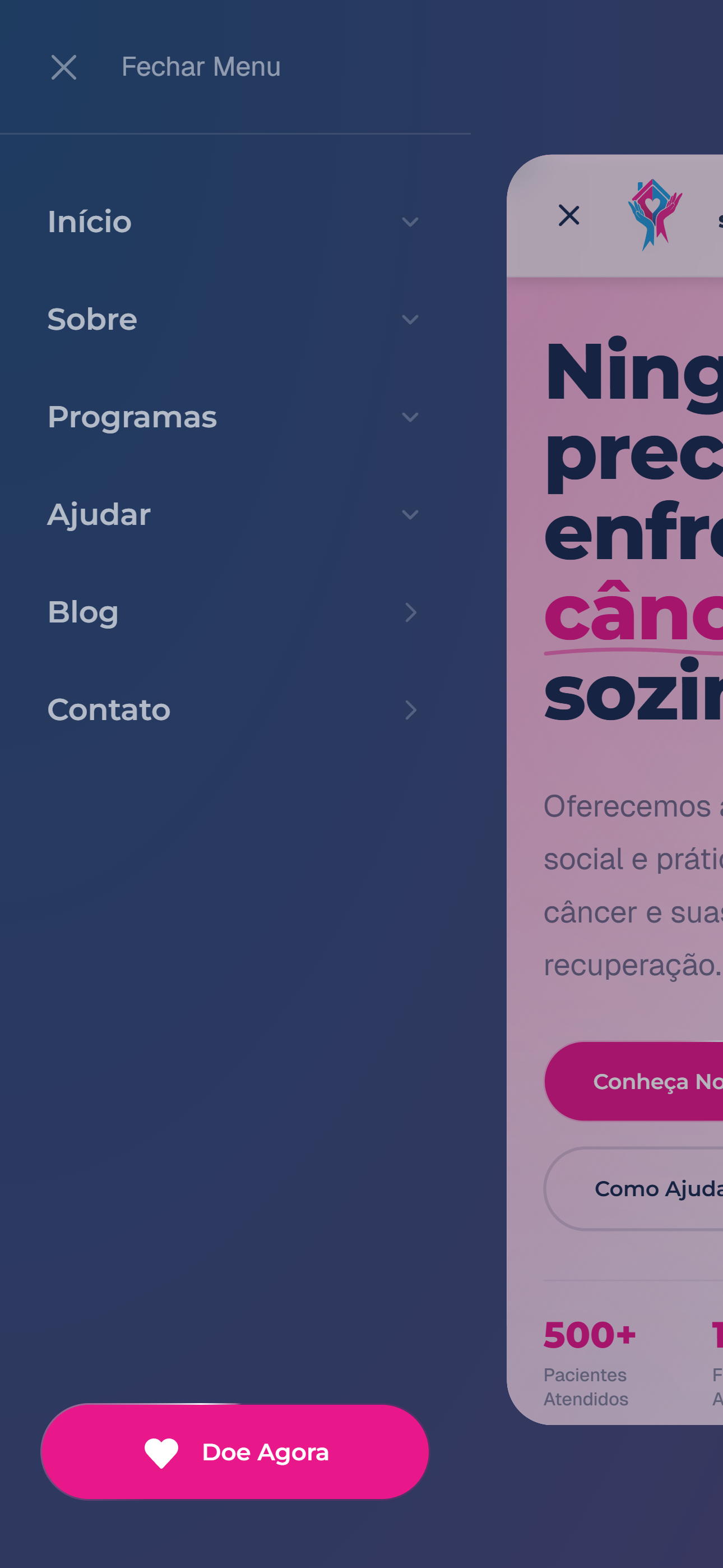 Instituto do Câncer Sempre Com Você — screenshot 18