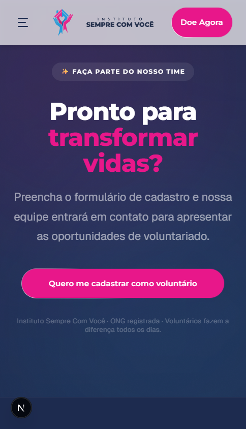 Instituto do Câncer Sempre Com Você — screenshot 13