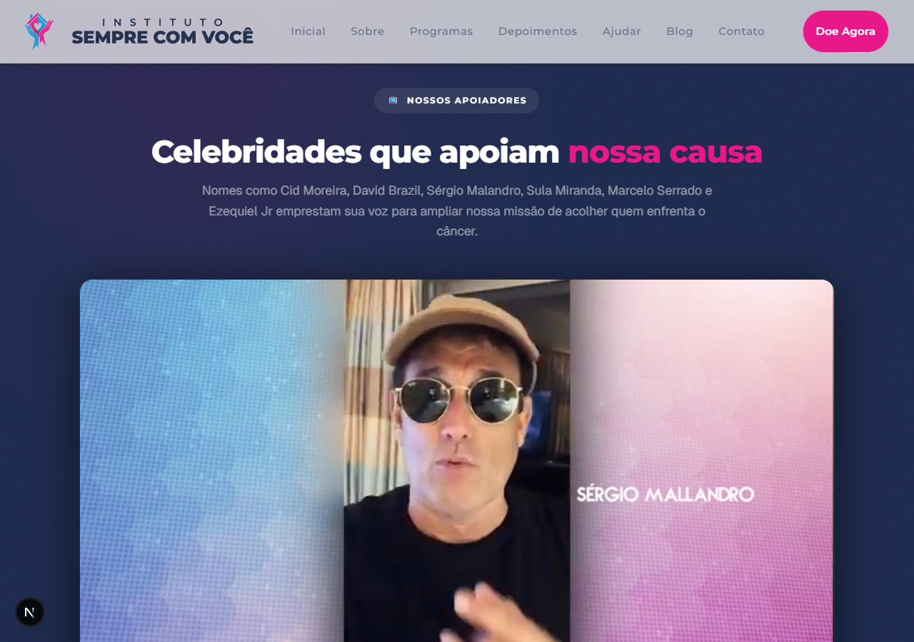 Instituto do Câncer Sempre Com Você — screenshot 7