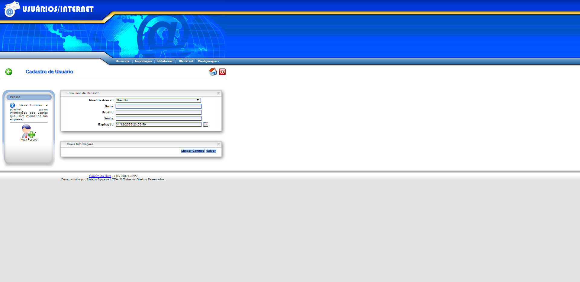 Squid Proxy User Console — screenshot 6