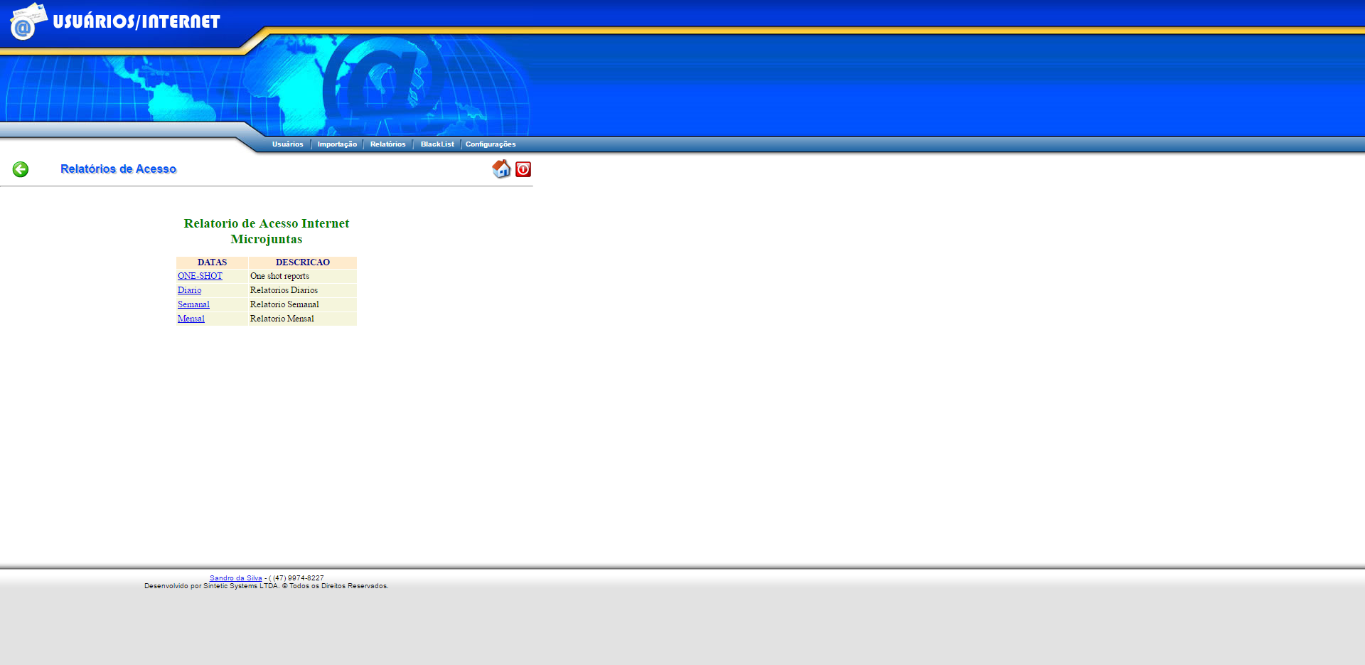 Squid Proxy User Console — screenshot 7