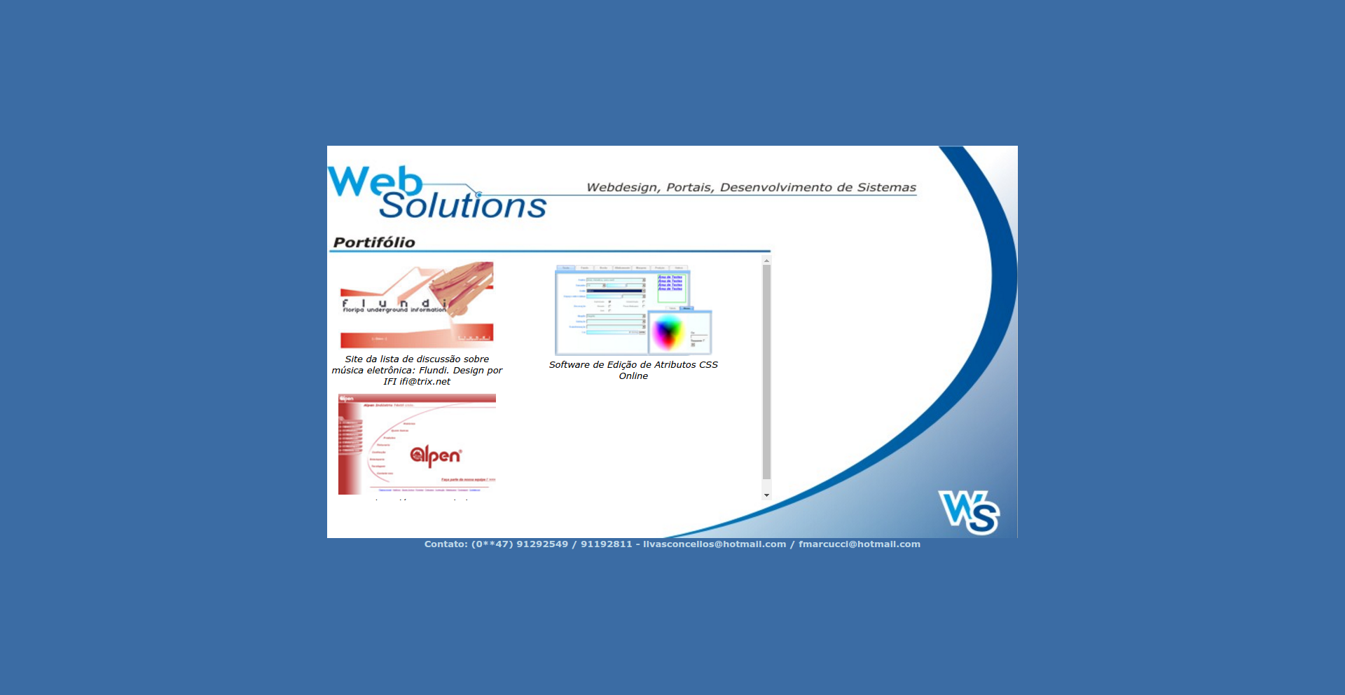 Web Solutions (Vasconcellos & Marcucci) screenshot